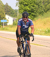 Ralf rides in charity race